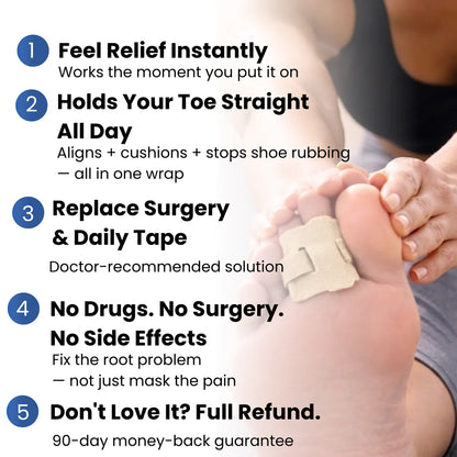 ANTSORAX Hammer Toe Corrector Fabric Buddy Wraps