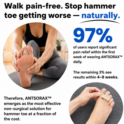 ANTSORAX Hammer Toe Corrector Fabric Buddy Wraps